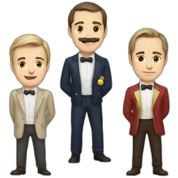 Anton Shastun and Arseny Popov emoji