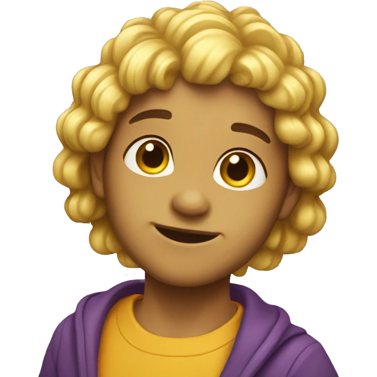 Golden rainbow emoji