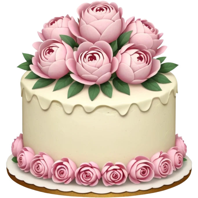 floral cake rustic  emoji