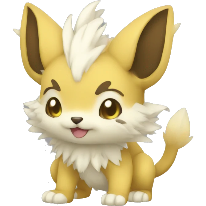 Cute cool animal hybrid Fakemon full body emoji