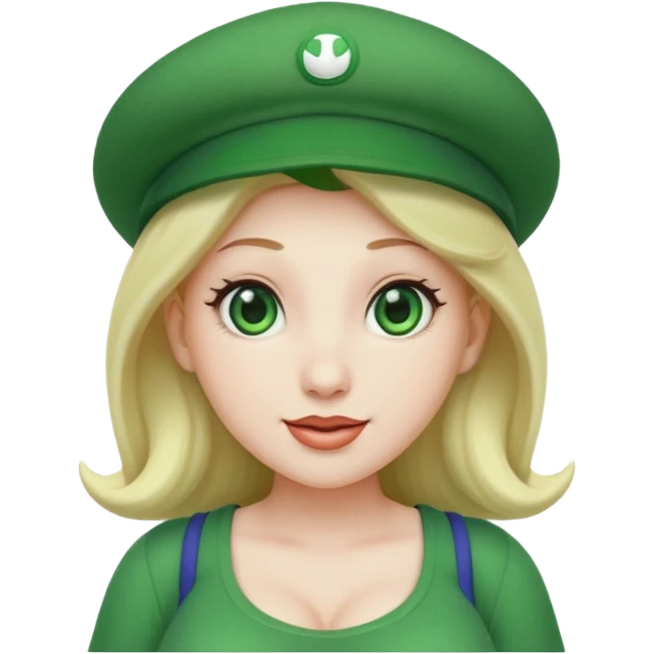 Luigi with big breasts emoji