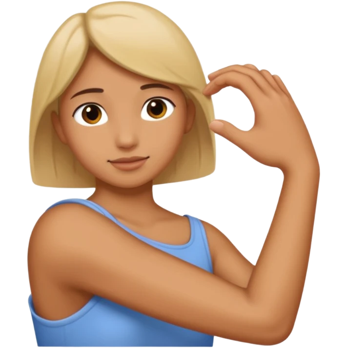 A Hand on placed on somebody else’s shoulder  emoji