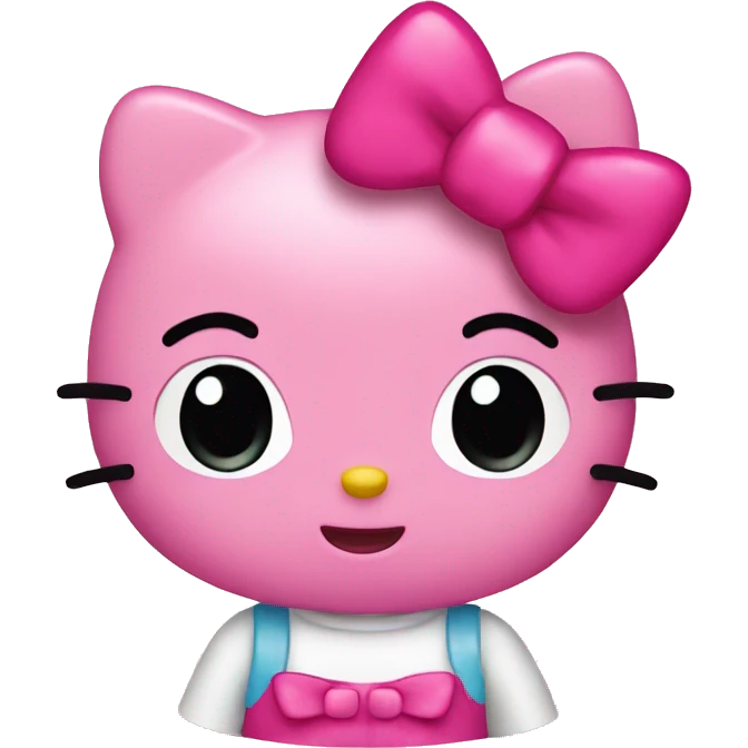 Pink hello kitty  emoji