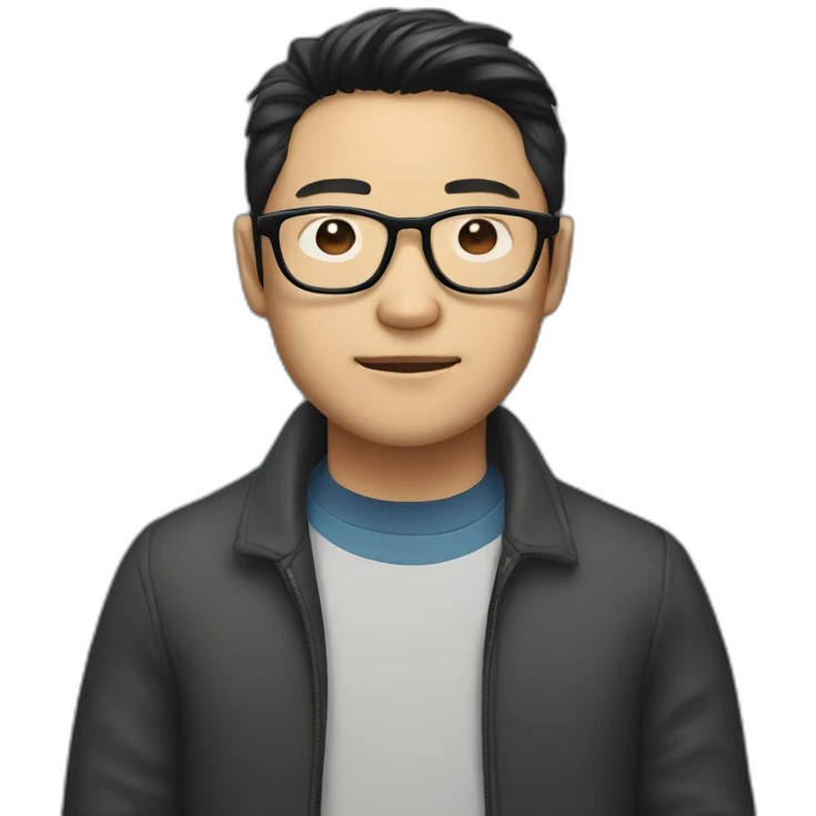 jason chou wearing glasses emoji