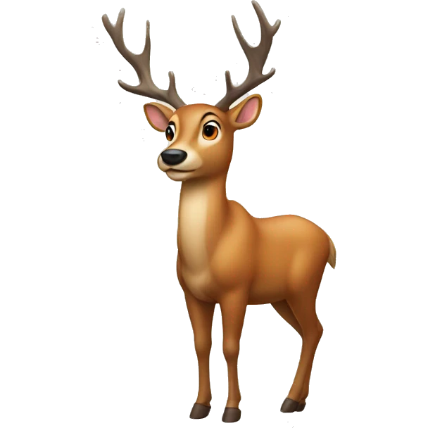 Deer with hunter emoji