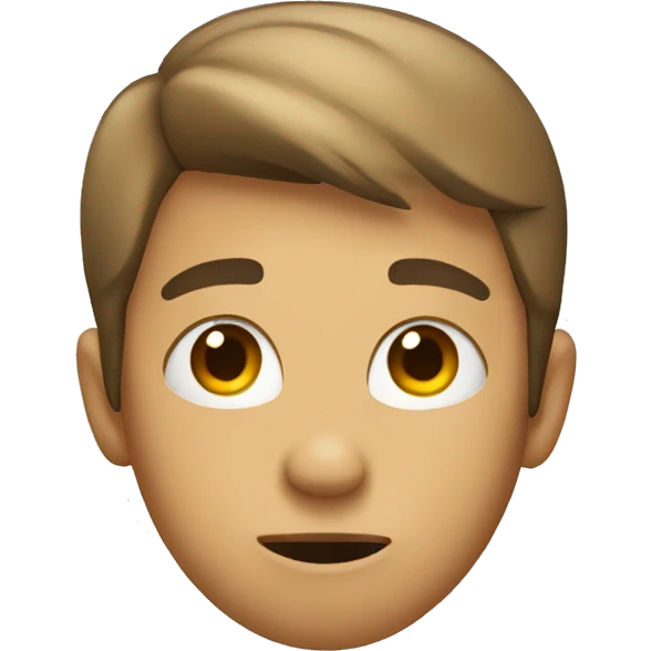 Shy but bold face emoji