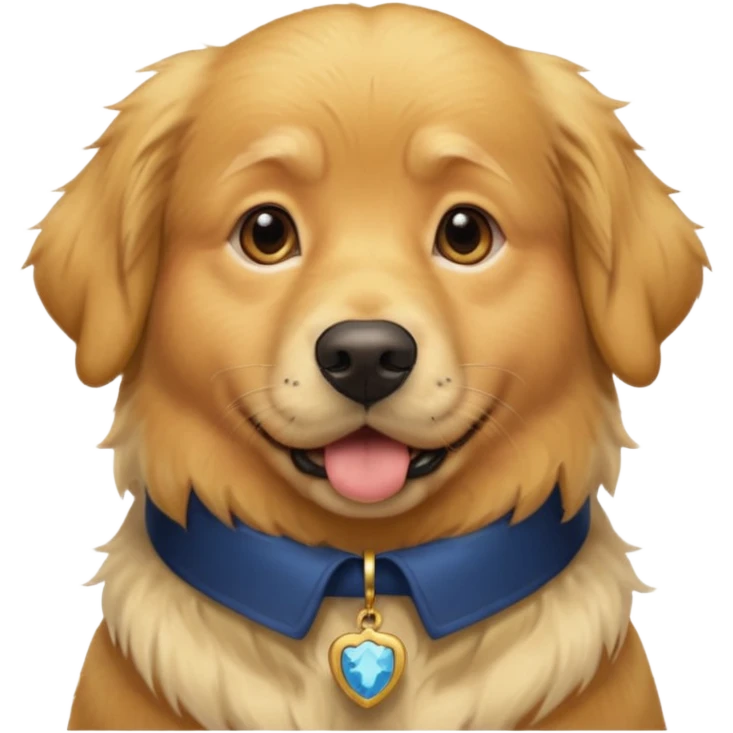 trump above dog emoji