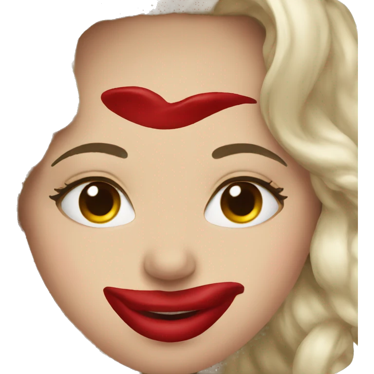 Red lipstick emoji