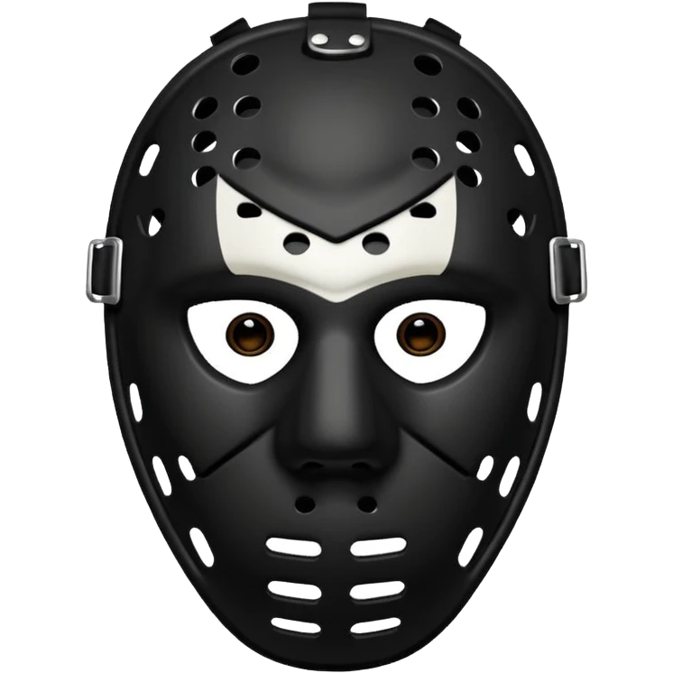 Masque de hockey de kanye west  emoji