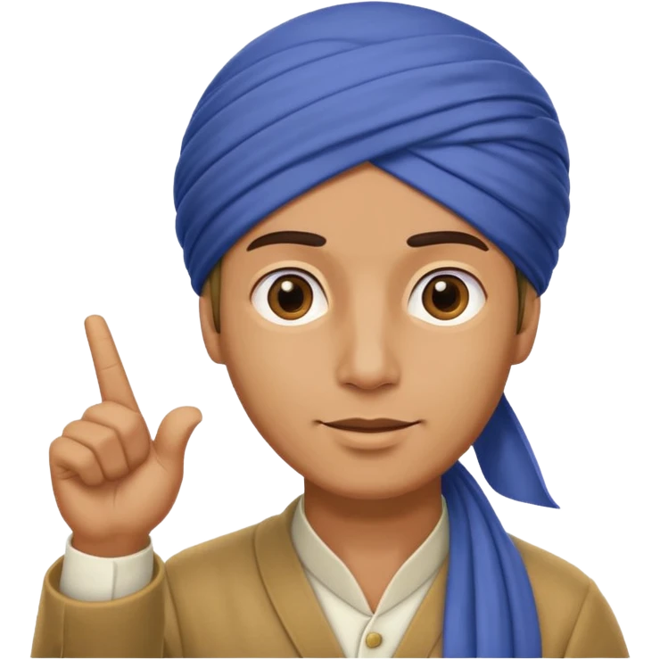 Taliban pointing up emoji