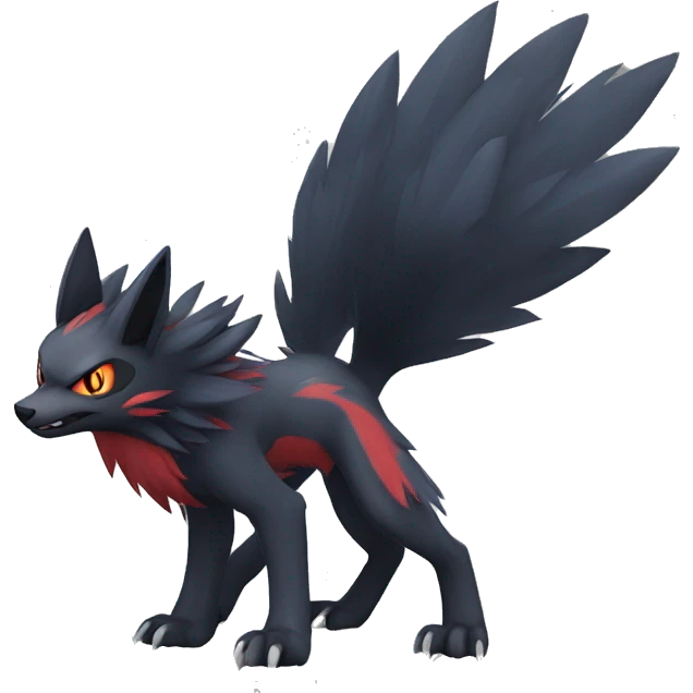 Nargacuga-Litten-Zoroark full body emoji