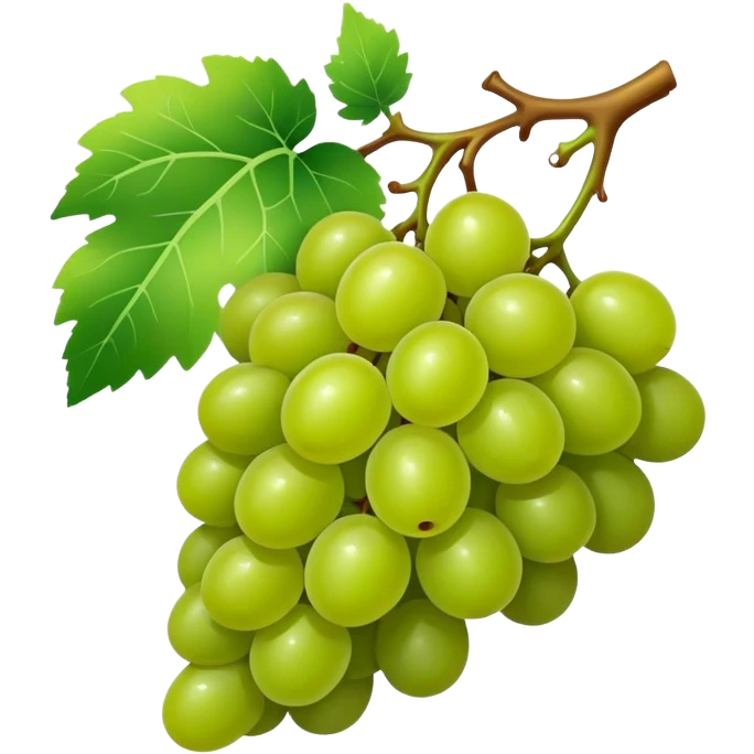 one green grape emoji