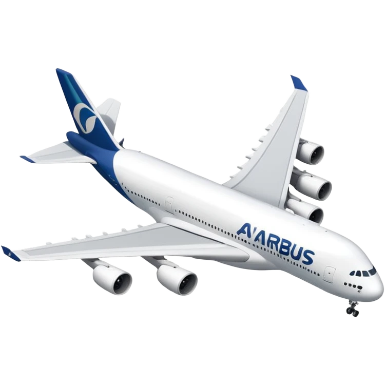 Airbus A380 airplane emoji