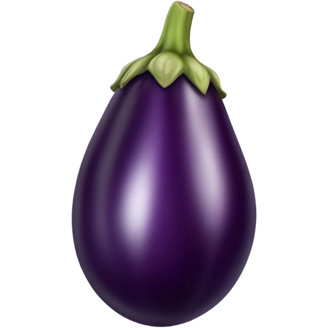 Purple eggplant  emoji