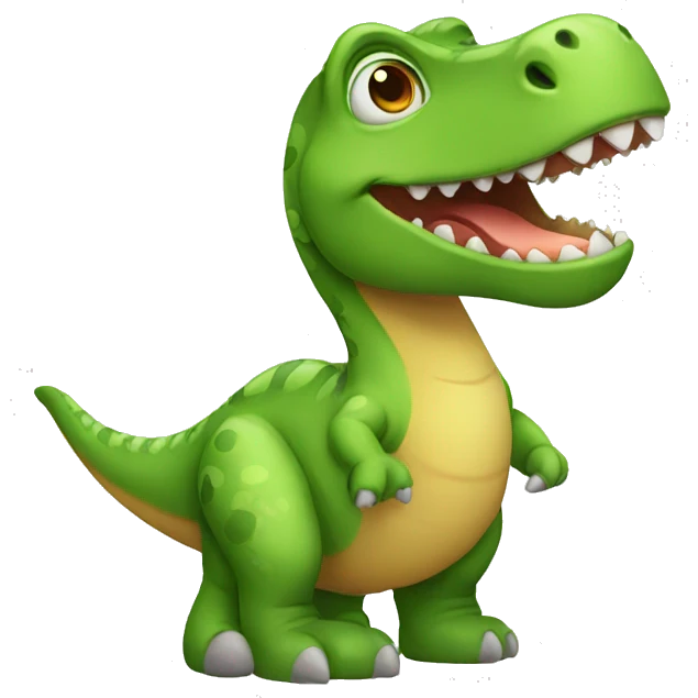 Friendly dinosaur  emoji