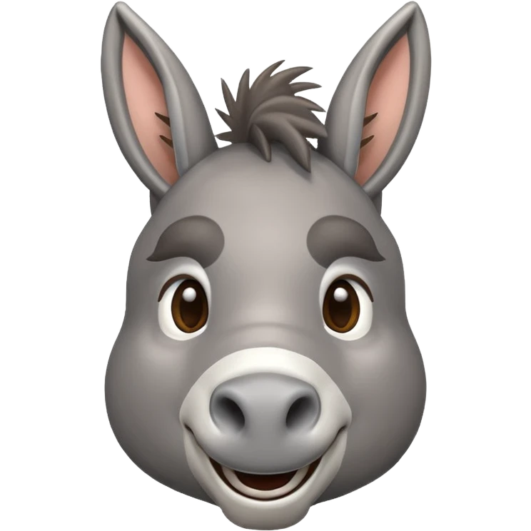 smiling donkey emoji