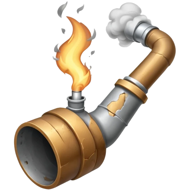 Emoji smoking crack pipe emoji