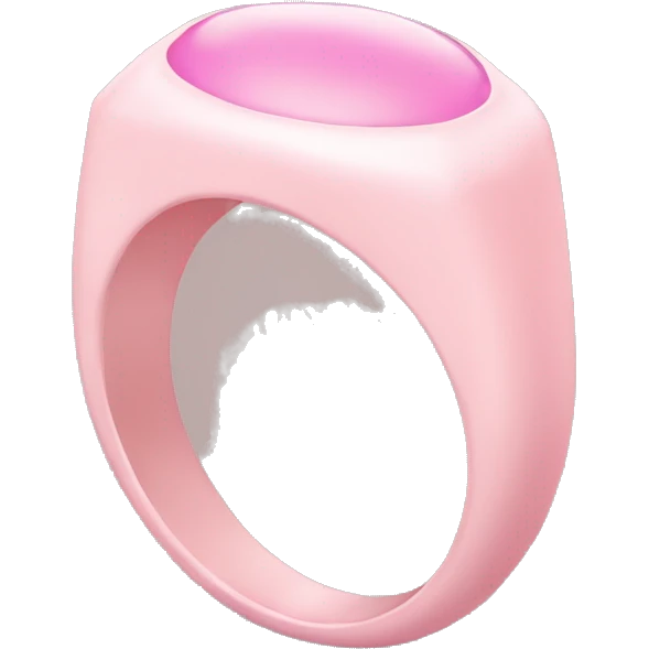 pastel pink ring emoji