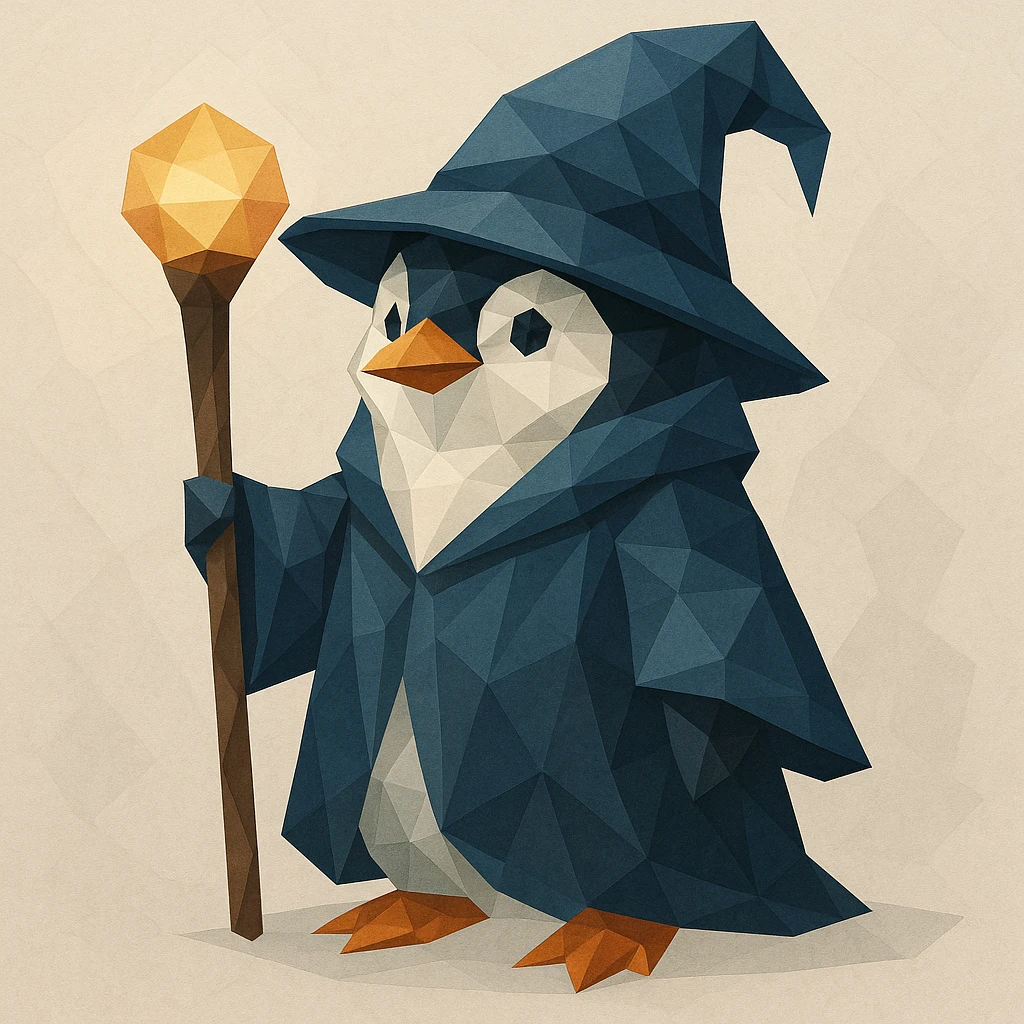 Penguin Wizard 3455 emoji