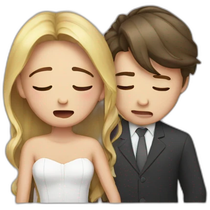 girl crying with husband emoji