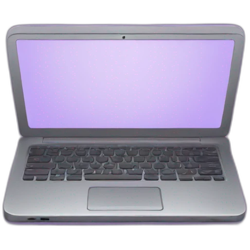 Purple laptop emoji