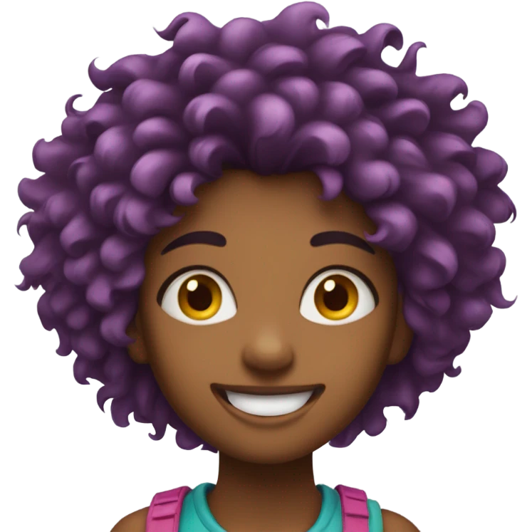 crasy girl emoji