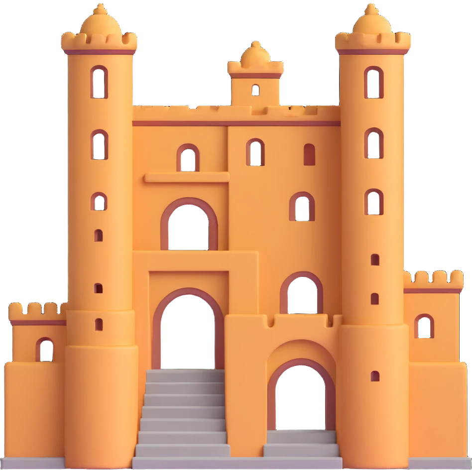 Chan Chan adobe city walls, Chimu architecture emoji