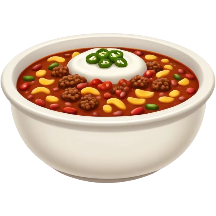 Bowl of chili emoji