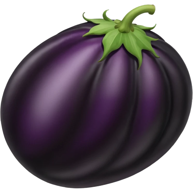 black eggplant emoji