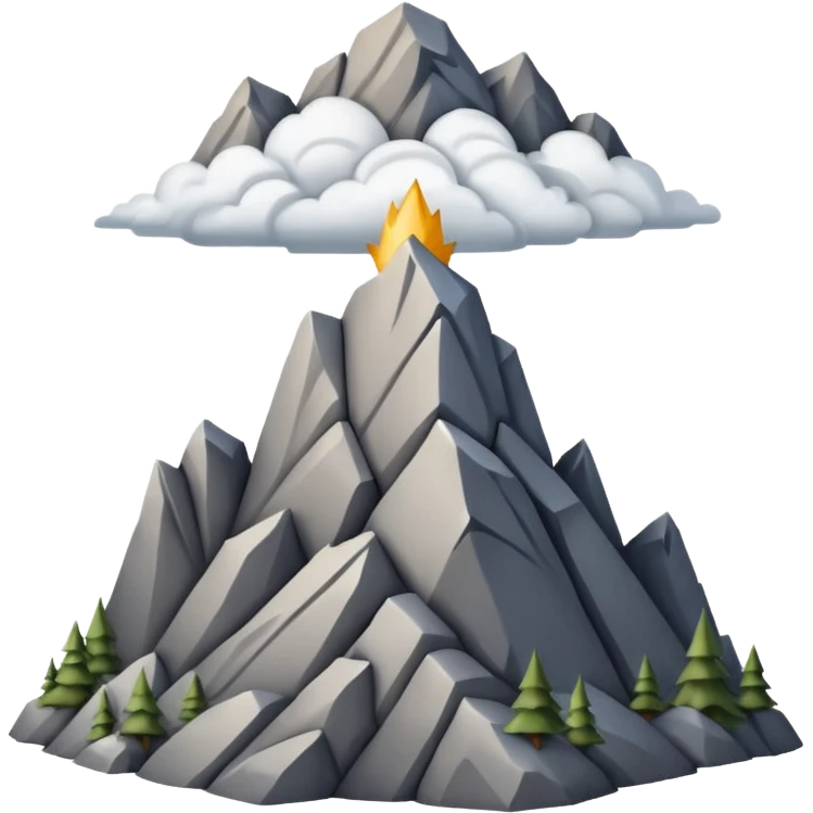 A rocky mountain peak rising sharply into the sky.


















































 emoji