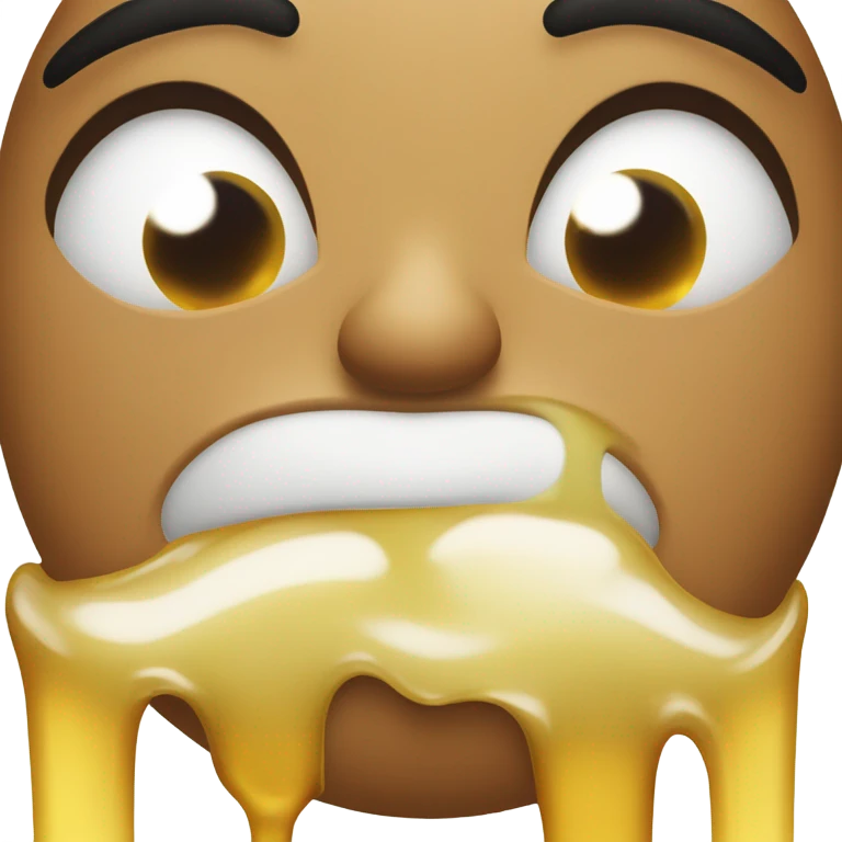 Face puking honey  emoji