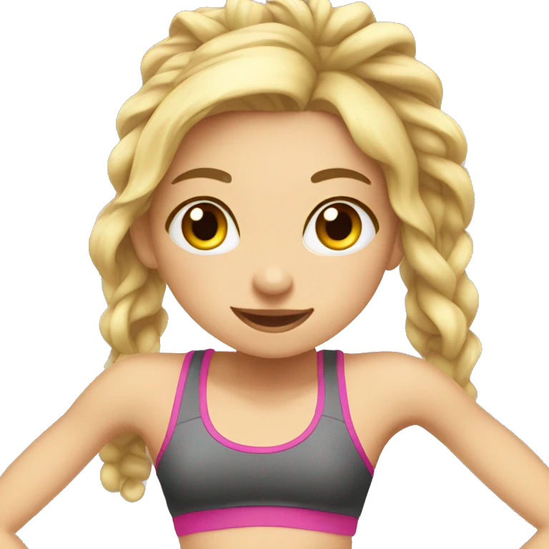 girly at gym emoji