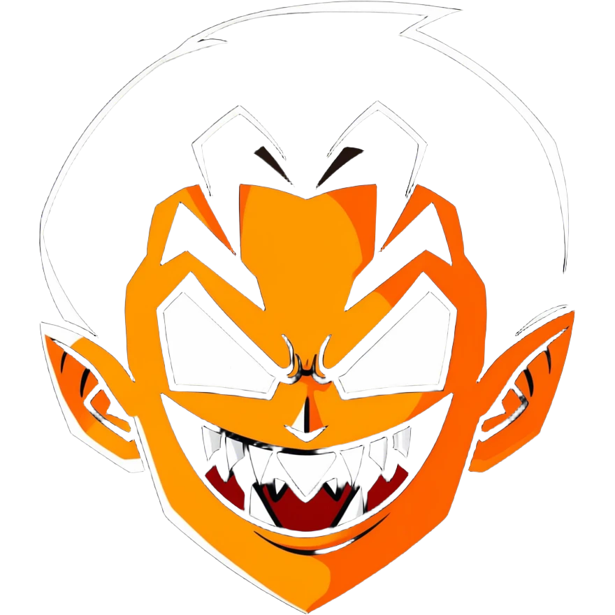 Goku Anime Face Vampire emoji