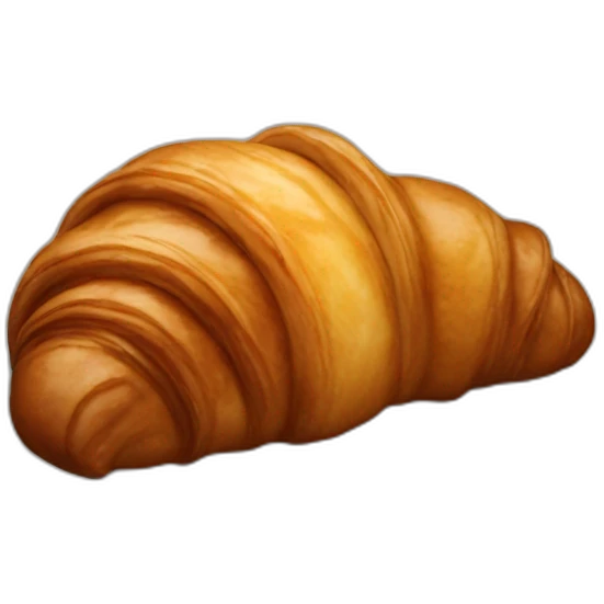Chocolate croissant  emoji