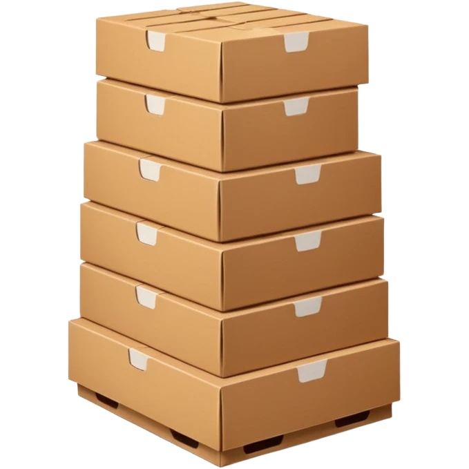 stack of many beer boxes emoji