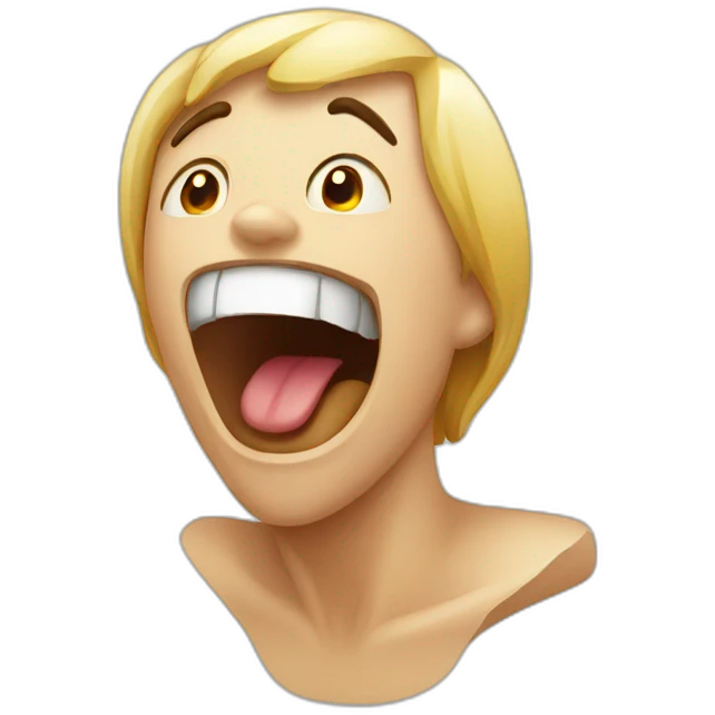 yawn emoji