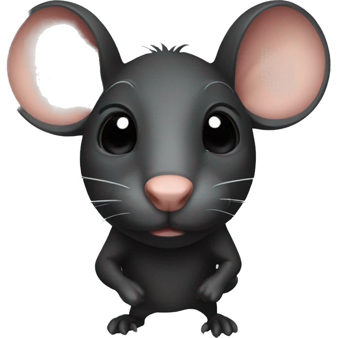 black rat emoji