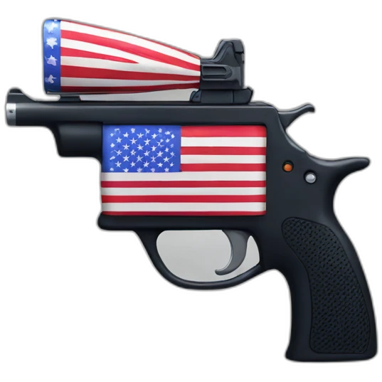 Donald Trump American Flag Guns emoji