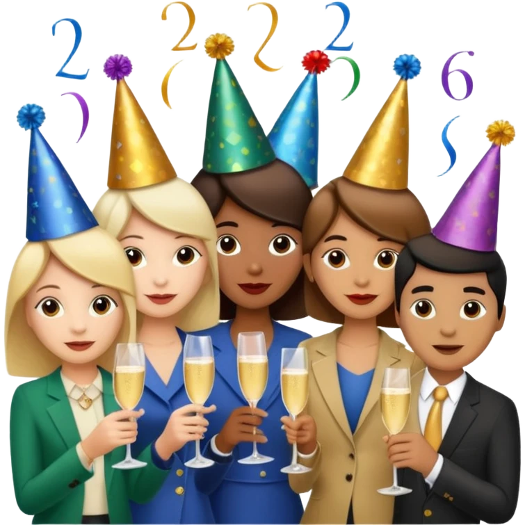 Happy New Year 2026 emoji