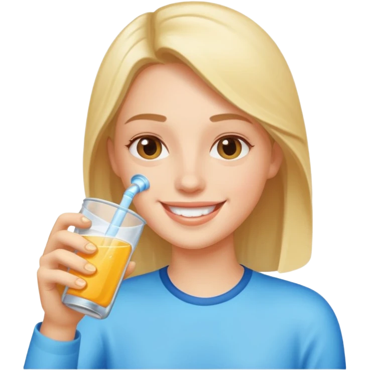 drinking fluids emoji