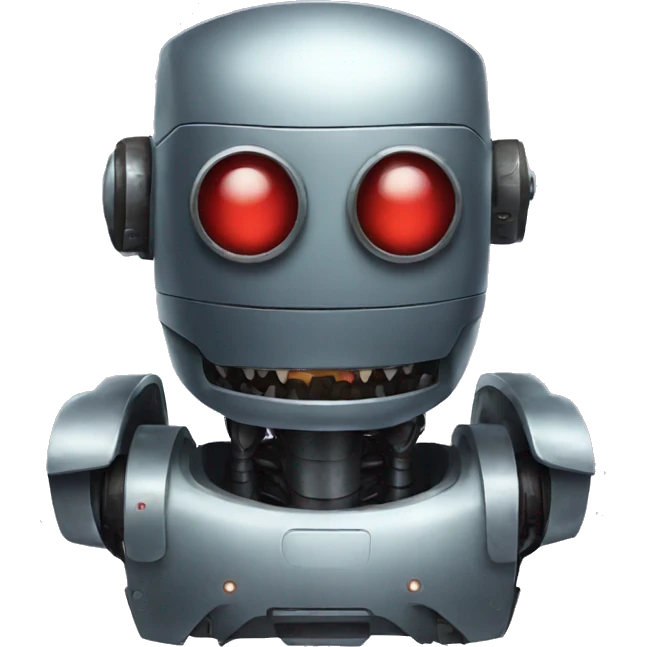 evil robot emoji