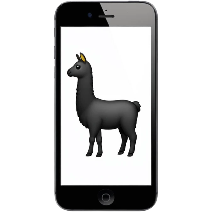 iphone  con fondo negro que diga "llamada" emoji