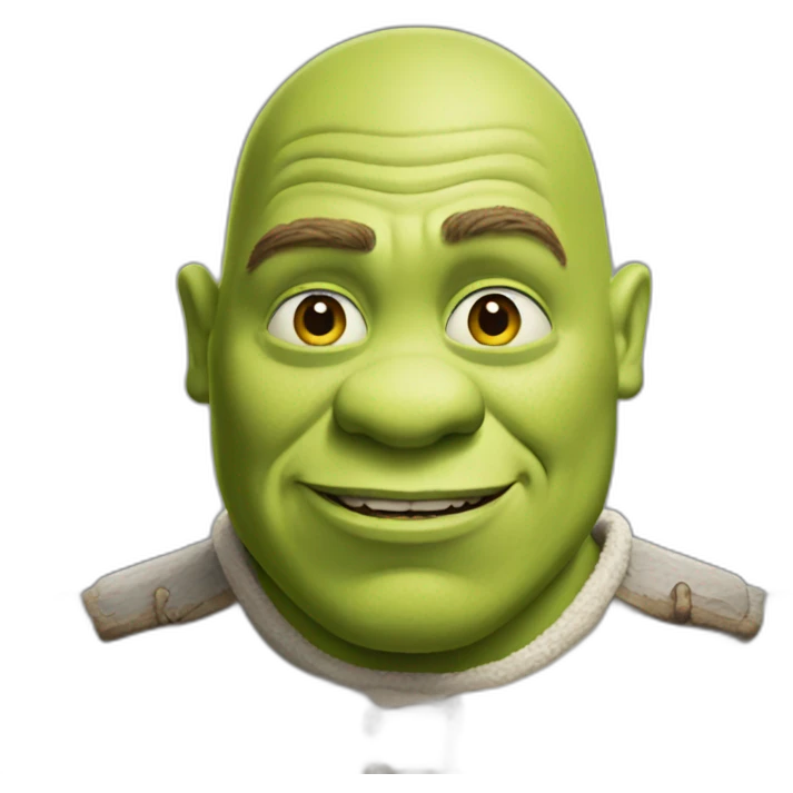 white-shrek emoji