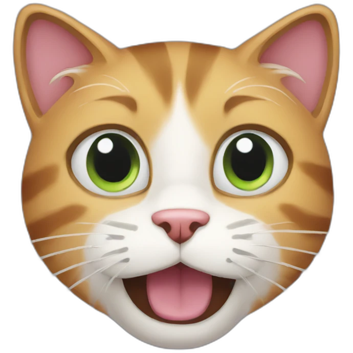 Cat mild panic emoji