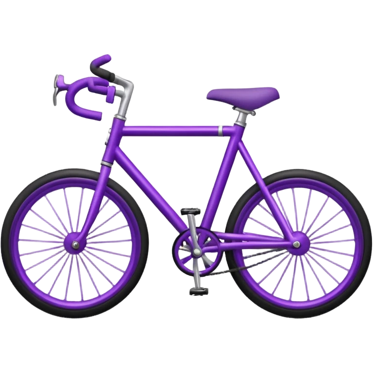 purple Bike  emoji
