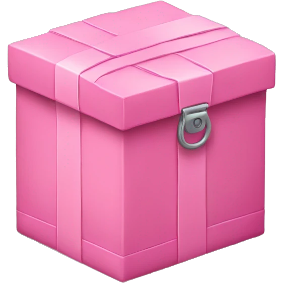 Pink box  emoji