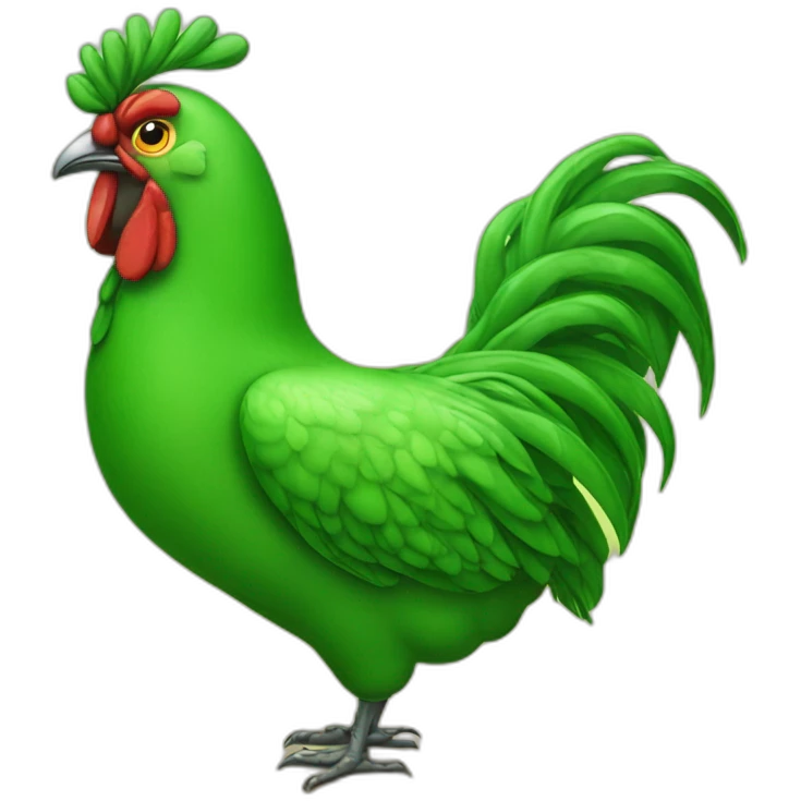 pea-cock emoji