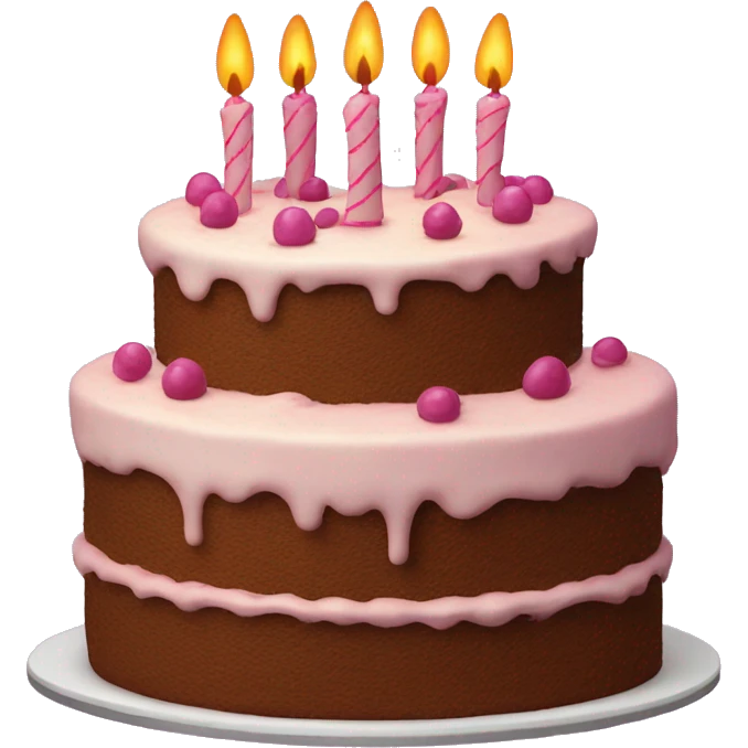 Birthday cake with “33” on it emoji
