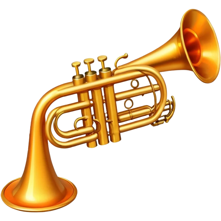 trumpet with orange hair emoji