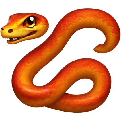 Fire snake  emoji